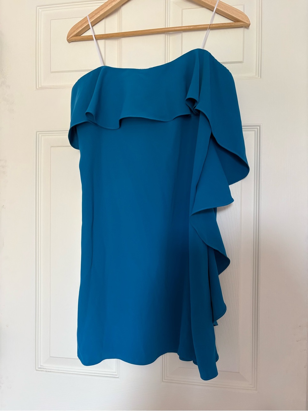 Amanda Uprichard Cerulean Blue Mini Dress